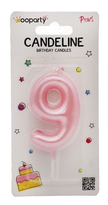 candeline rosa 9