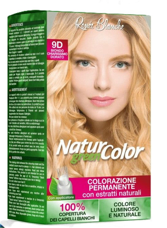tinta per capelli natural color biondo chiarissimo dorato