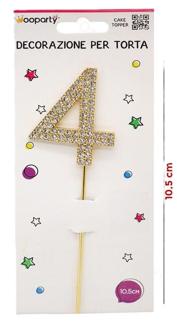 candeline oro con brillantine 4
