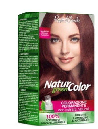 tinta per capelli natural color mogano rosso ramato