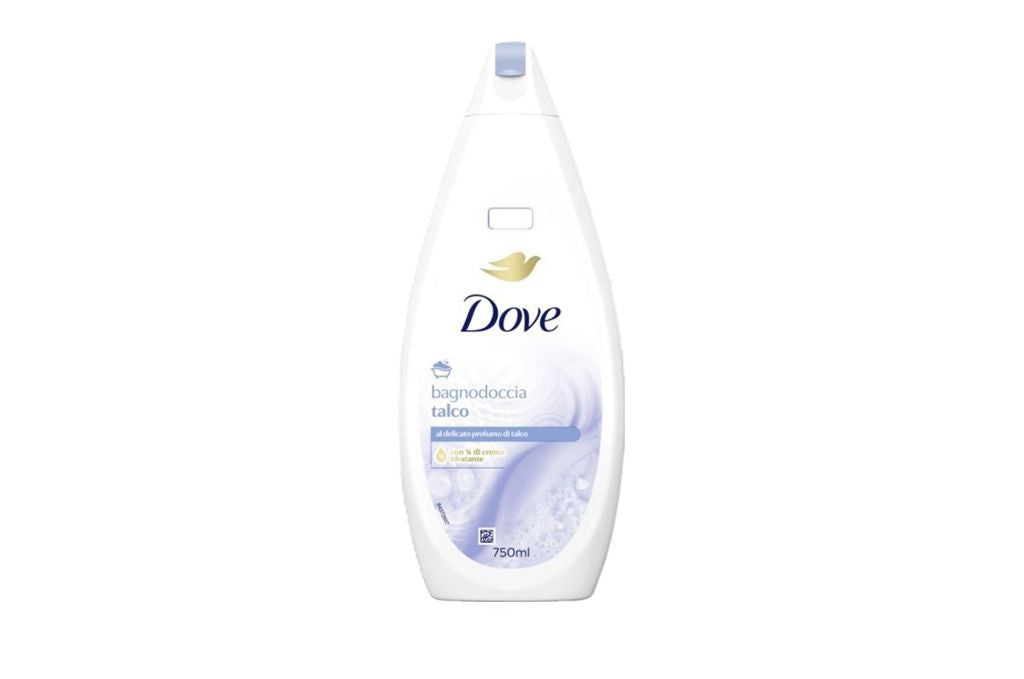 dove bagnodoccia talco 750ml