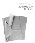 carta velina grigio 10fogli 50,8x66cm