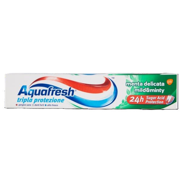 aquafresh dentifriciomenta delicata 75ml