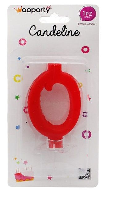 candeline rosso 0