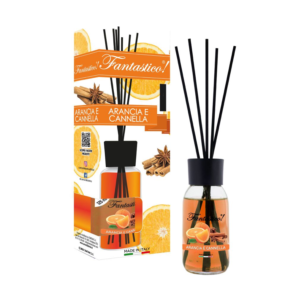 profumo per ambiente arancia e cannella 125ml