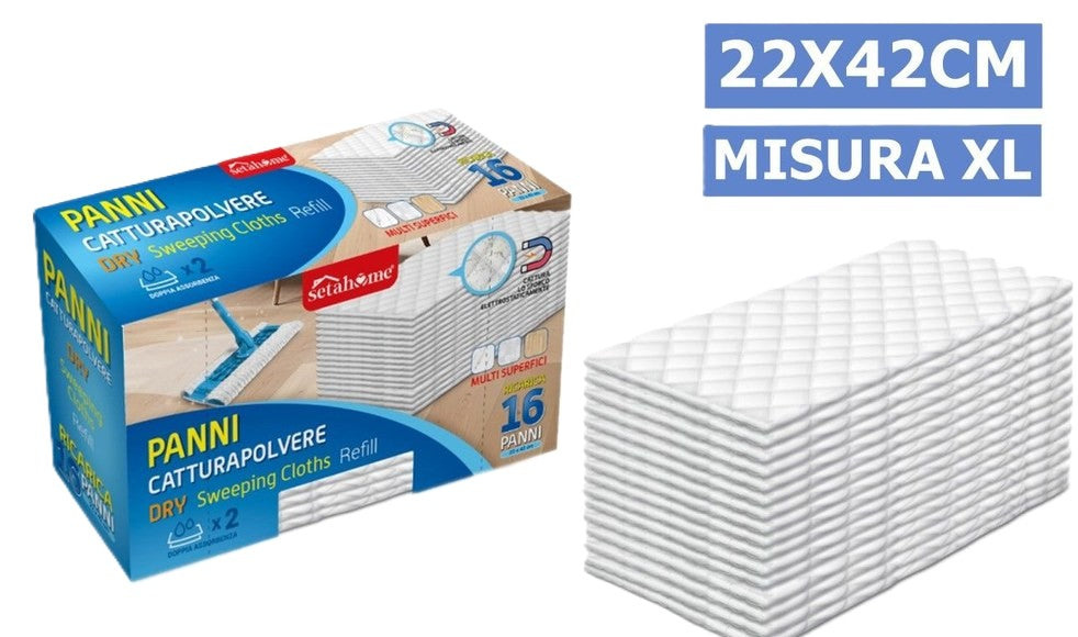 panni cattura polvere 22x42cm musura xl