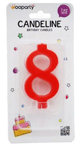 candeline rosso 8