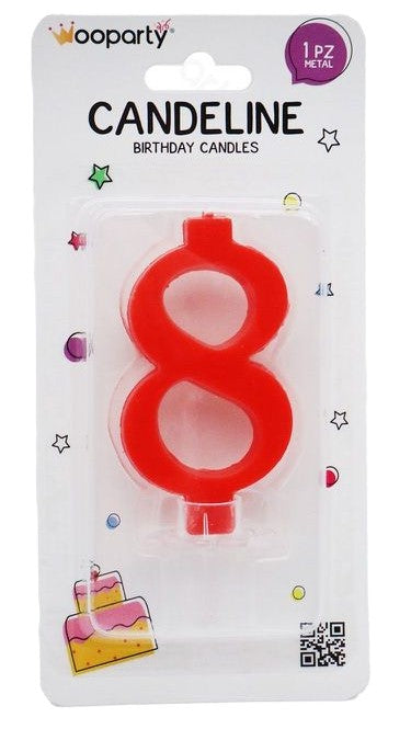 candeline rosso 8