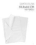 carta velina bianco 10fogli 50,8x66cm