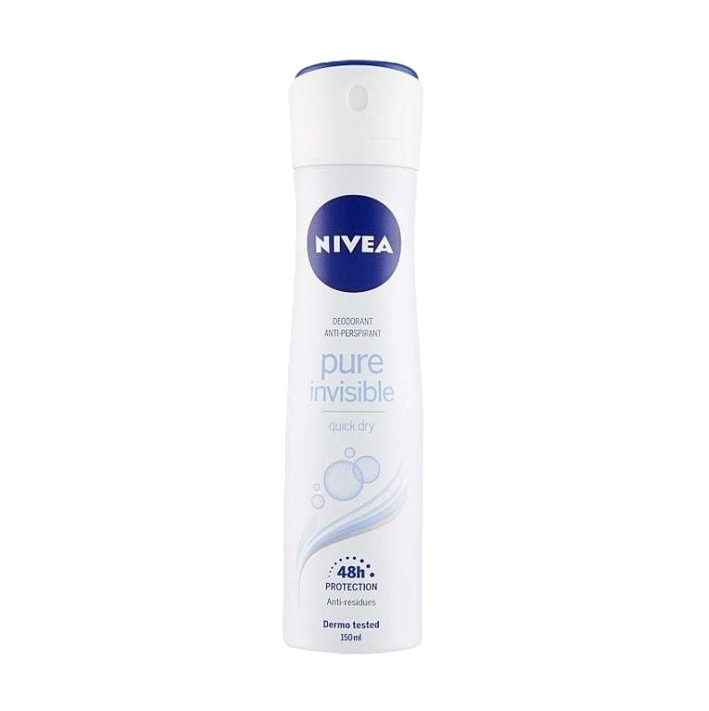 nivea deodorante pure invisible 150ml
