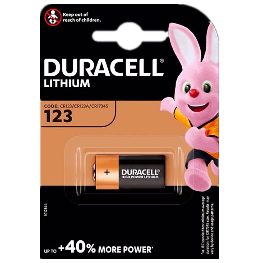 duracell batteria 123