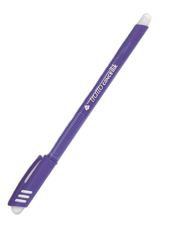 penna cancellabile trattocancellik viola