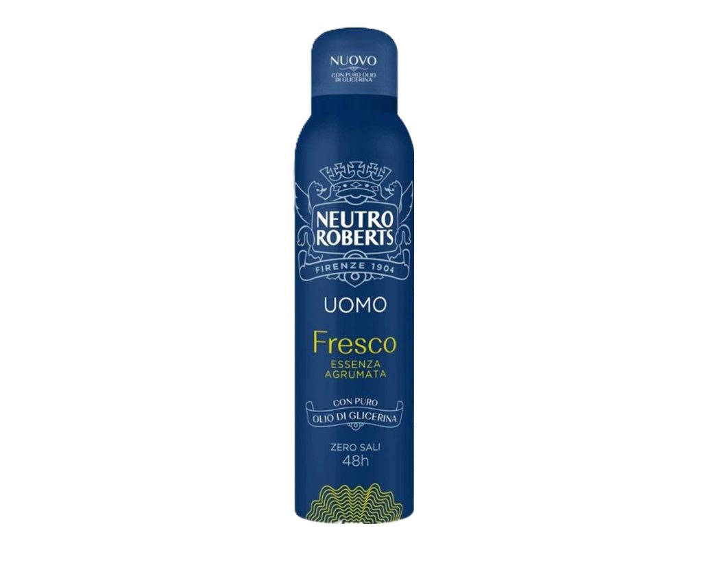 neutro roberts uomo deodorante fresco essenza agrumata 150ml