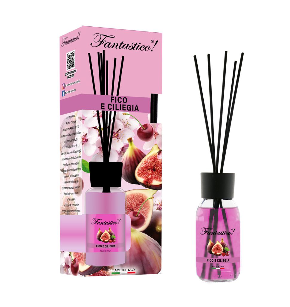 profumo per ambiente fico e ciliegia 125ml