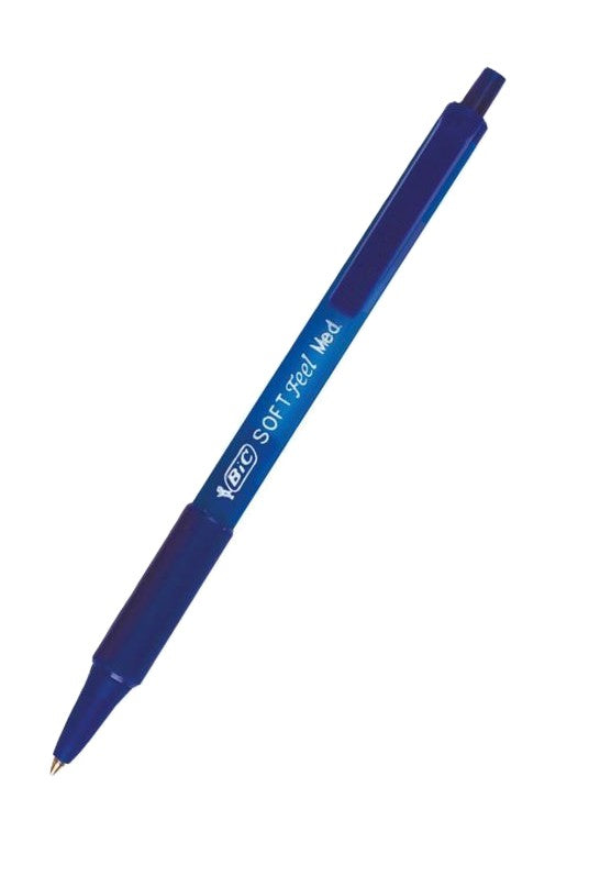 penna bic soft blu