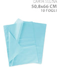 carta velina celeste 10fogli 50,8x66cm