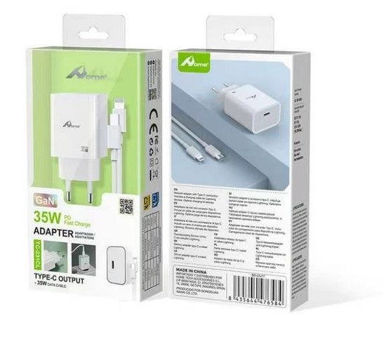 adattatore Type-C + cavo Lightning 1m -35w