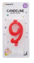 candeline rosso 9