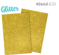 gomma eva glitter giallo 40x60