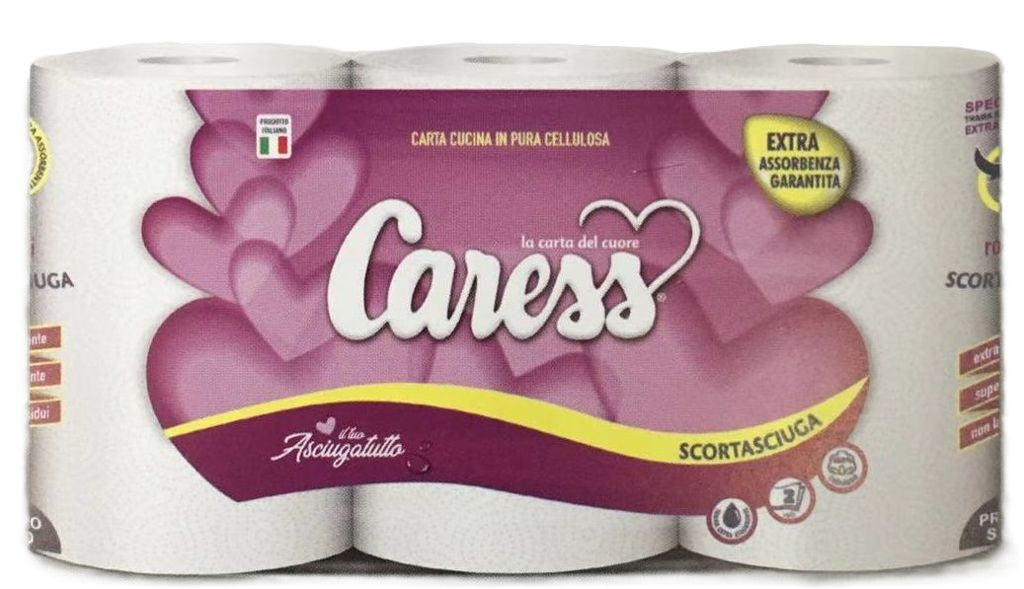 caress carta cucina 3pz