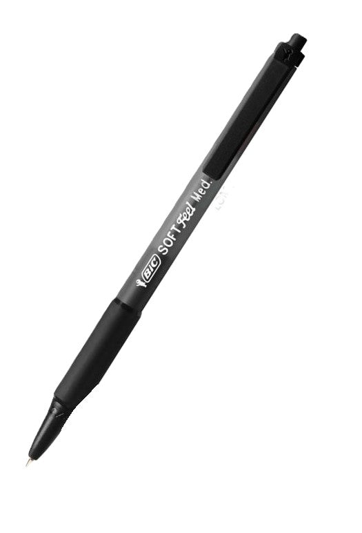penna bic soft nero