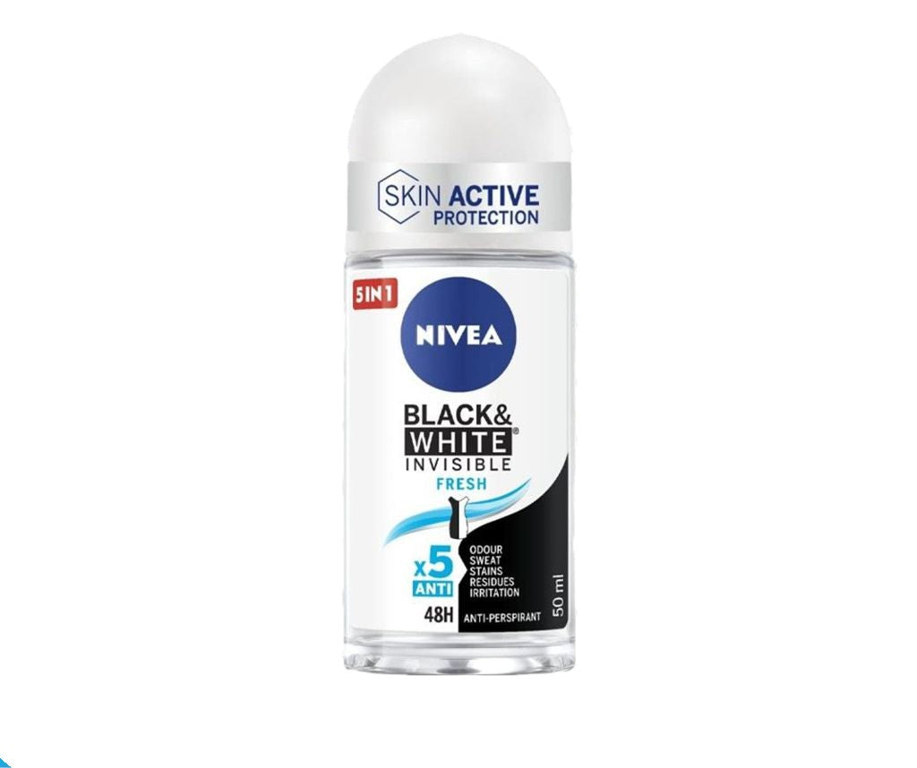 nivea deodorante black e white invisible fresh  50ml