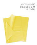 carta velina giallo 10fogli 50,8x66cm