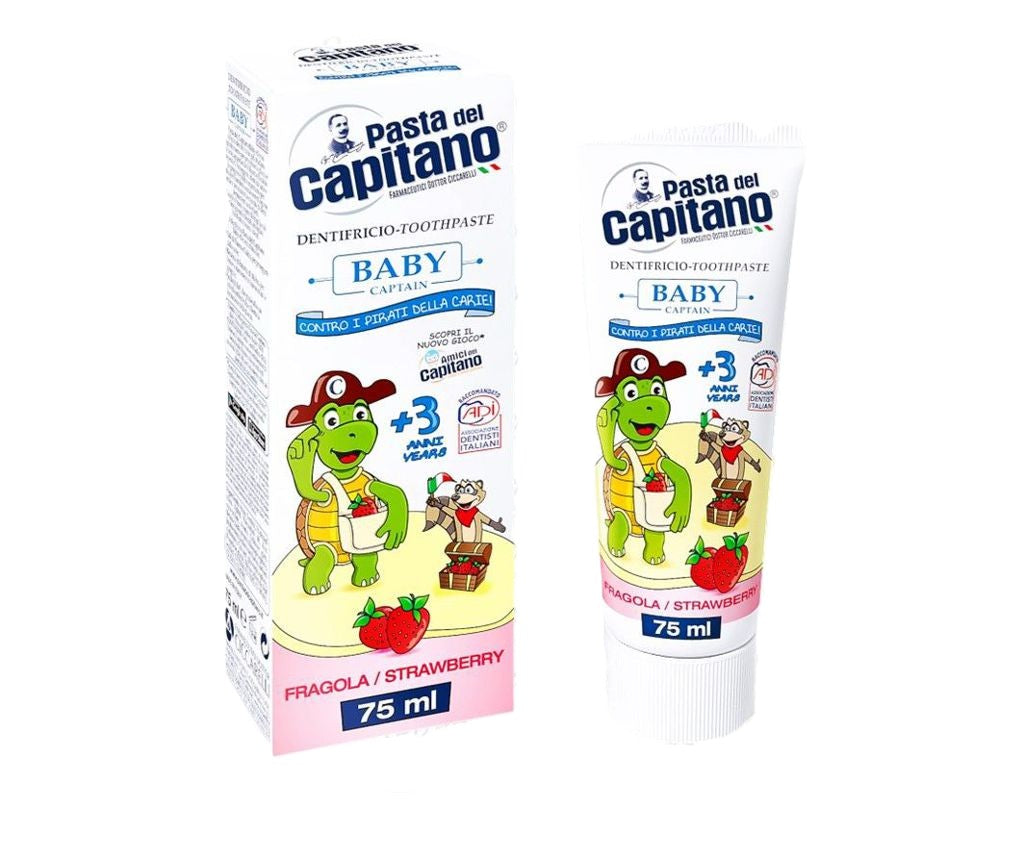 capiitano dentifricio fragola baby 75ml