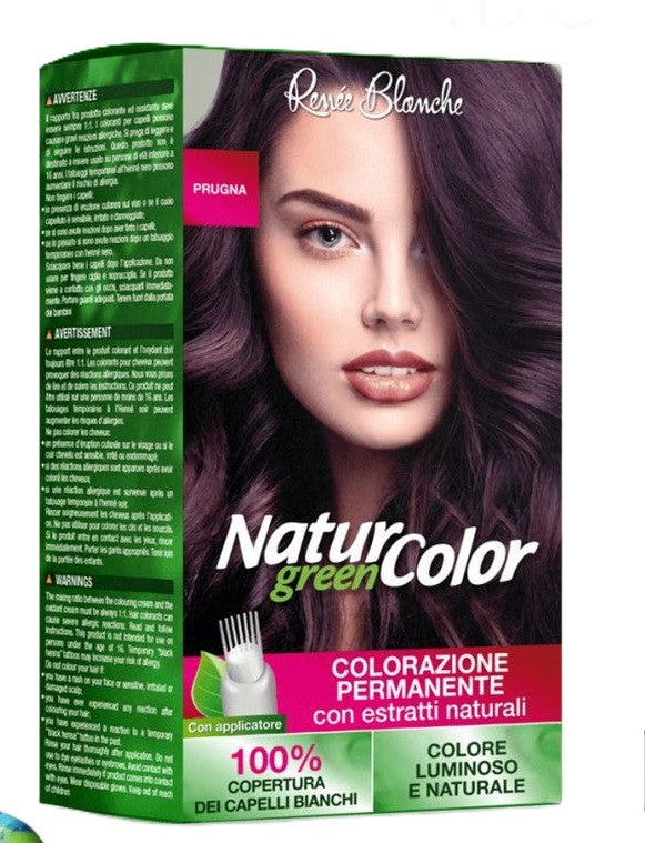 tinta per capelli natural color prugna