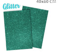 gomma eva glitter verde acqua 40x60