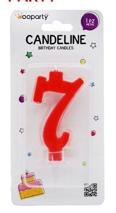 candeline rosso 7