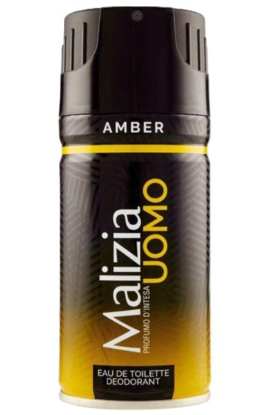 malizia uomo deodorante amber 150ml