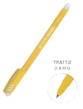 penna cancellabile trattocancellik giallo