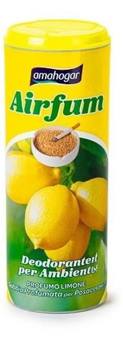 sabbia profumata per posacenere limone