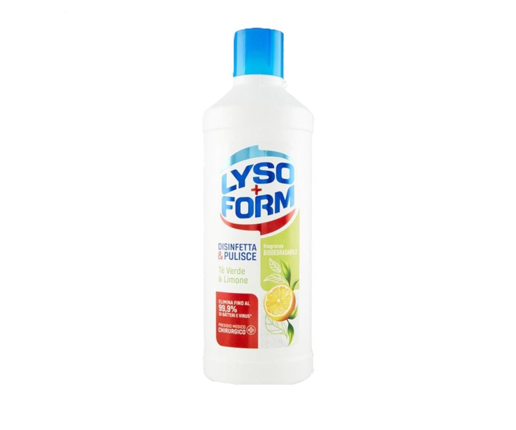 lysoform disinfetta e pulisce tè verde limone 1100ml